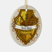 Famille Crest Couronne Nom de famille Ornement (Droite)