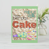 Famille d'amis Bonne invitation d'anniversaire (Debout devant)