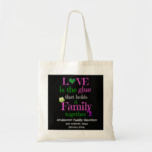 FAMILLE d'AMOUR ENSEMBLE, sacs mignons d'accueil