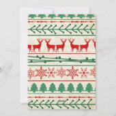 Famille de 3 - Carte de vacances à plat (Dos)