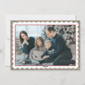 Famille de 4 | Carte de vacances de Noël Stocker (Dos)