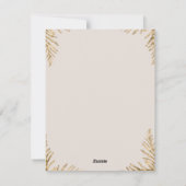 Famille de 4 Wreath Xmas faire-part de grossesse j (Dos)