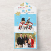 Famille de 5 ajouter votre visage à une carte de b (À l'intérieur)