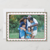 Famille de 5 | Carte de vacances de Noël Stocker (Dos)