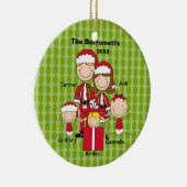 Famille de 5 ornement de Noël (Droite)