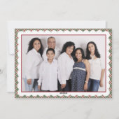 Famille de 6 | Carte de vacances de Noël Stocker (Dos)