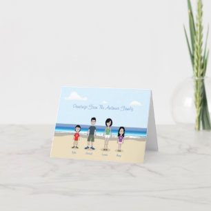 Famille de caricatures personnalisées