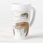 Famille de crevettes Grand latte Mug (Angle droit)