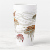 Famille de crevettes Grand latte Mug (Devant)