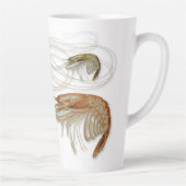 Famille de crevettes Grand latte Mug (Droite)