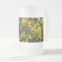Famille De Daffodiles Vitres Frosted Beer Mug
