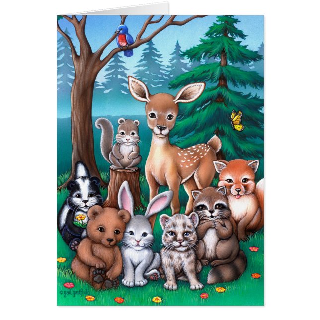 Famille de forêt (Devant)