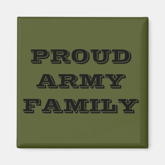 Famille de l'Armée de Magnet Fière (Devant)