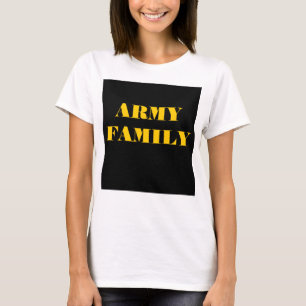 Famille de l'armée des T-shirts