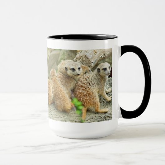 Famille de meerkats - Mug (Droite)