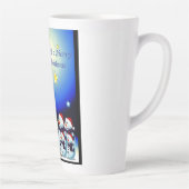 Famille de neige Latte Mug (Droite)