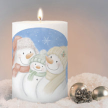 Famille de Neige mignonne