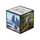 Famille de Noël Cube 4 Photo, Compte à rebours (Angle arrière)