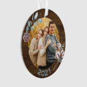 Famille de Noël Russe Look Bois (devant)