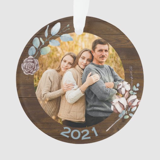 Famille de Noël Russe Look Bois (devant)