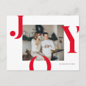 Famille de photos de Noël | Carte postale Red Joy (Devant)