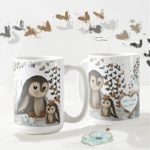 Famille de pingouins mignon Mug
