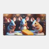 Famille de souris à la table à manger (Recto)