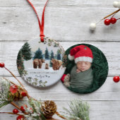 Famille de trois | Premier ornement de Noël