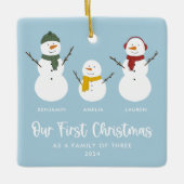 Famille des trois premiers ornement de neige de No (Devant)