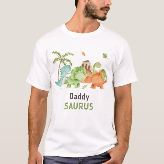 Famille Dinosaur Tshirt parent (Devant)