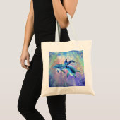 Famille Dolphin Couple Sac fourre-tout (Devant (produit))