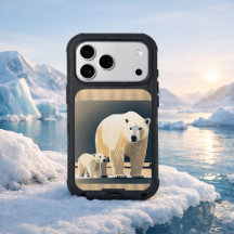 Famille d'ours polaires Design Arctique