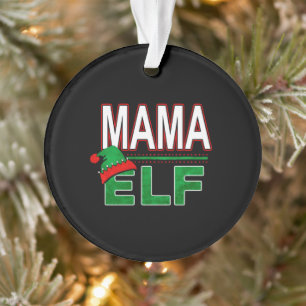 Famille Elf   Mama Elf Noël Fête #TeamElf