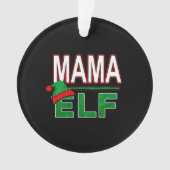 Famille Elf | Mama Elf Noël Fête #TeamElf (devant)