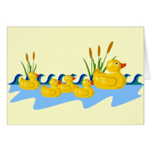 Famille en caoutchouc de canard