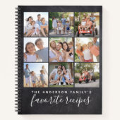 Famille Favoris Photo Collage Recette Livre (Devant)