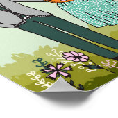 Famille Fox - c'est une affiche bébé fille (Coin)