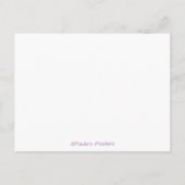 Famille Giraffe - Faire-part de naissance (Dos)