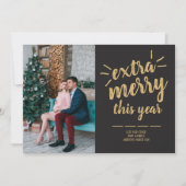 Famille Joyeuses Fêtes de Noël Carte photo (Devant)