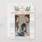 Famille Joyeux Noël Carte photo (Devant)