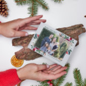 Famille Joyeux Noël Carte photo