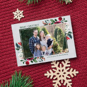 Famille Joyeux Noël Carte photo