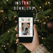 Famille Joyeux Noël Carte photo