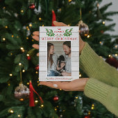 Famille Joyeux Noël Carte photo