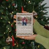 Famille Joyeux Noël Vacances Carte photo enceinte