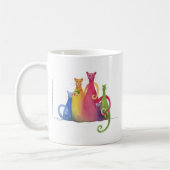 Famille mélangée de 5, tasse d'art d'aquarelle (Gauche)