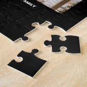 Famille Minimaliste 4 Photo Collage Puzzle (Côté)