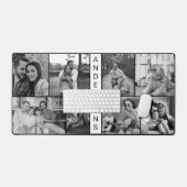 Famille moderne Huit photo Collage noir et blanc (Clavier et souris)