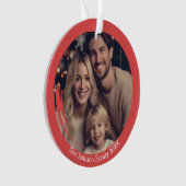 Famille moderne Noël Joyeux Festif Photo (devant)