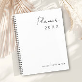 Famille Mois d'écriture de script simple minimalis